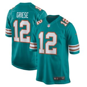 Bob Griese Miami Dolphins Nike Retired Player Jersey - Aqua- 49Native