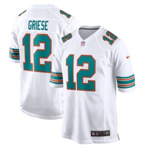 Bob Griese Miami Dolphins Nike Retired Player Jersey - White- 49Native