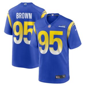 Bobby Brown III Los Angeles Rams Nike Team Game Jersey -  Royal- 49Native