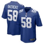 Bobby Okereke New York Giants Nike Game Player Jersey - Royal- 49Native