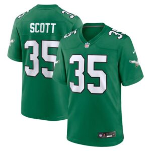 Boston Scott Philadelphia Eagles Nike Alternate Game Jersey - Kelly Green- 49Native