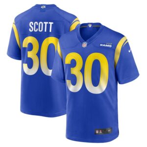 Boston Scott Los Angeles Rams Nike Game Jersey -  Royal- 49Native
