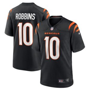Brad Robbins Cincinnati Bengals Nike Team Game Jersey -  Black- 49Native