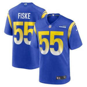 Braden Fiske Los Angeles Rams Nike Team Game Jersey -  Royal- 49Native