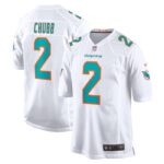 Bradley Chubb Miami Dolphins Nike Game Player Jersey - White- 49Native