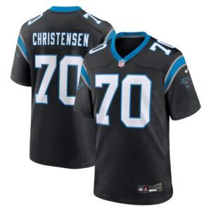 Brady Christensen Carolina Panthers Nike Team Game Jersey - Black- 49Native