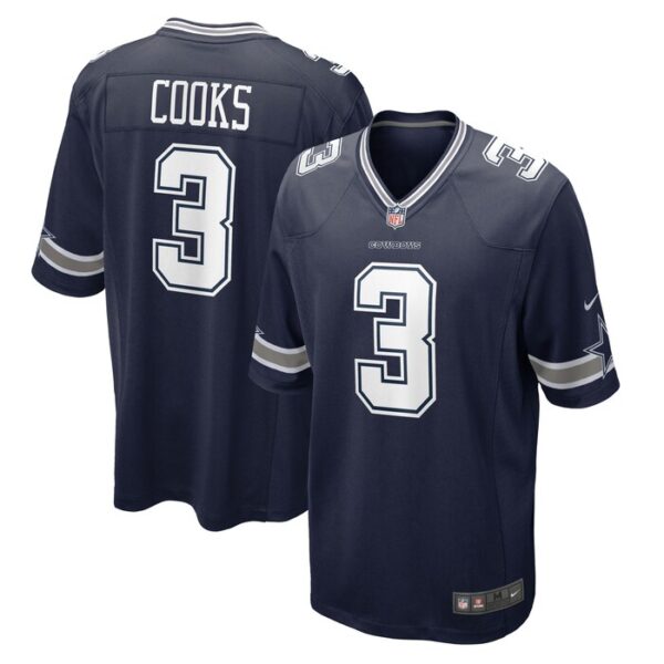 Brandin Cooks Dallas Cowboys Nike  Game Jersey - Navy- 49Native