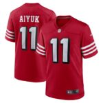 Brandon Aiyuk San Francisco 49ers Nike Alternate Game Jersey - Scarlet- 49Native