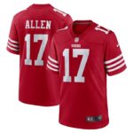 Brandon Allen San Francisco 49ers Nike  Game Jersey -  Scarlet- 49Native