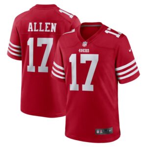 Brandon Allen San Francisco 49ers Nike  Game Jersey -  Scarlet- 49Native
