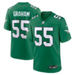 Brandon Graham Philadelphia Eagles Nike Alternate Game Jersey - Kelly Green- 49Native