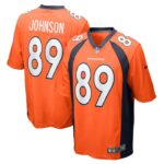 Brandon Johnson Denver Broncos Nike Game Player Jersey - Orange- 49Native