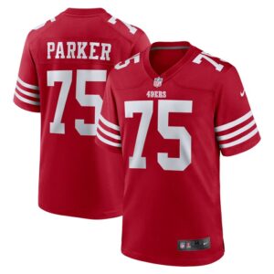 Brandon Parker San Francisco 49ers Nike Team Game Jersey -  Scarlet- 49Native
