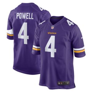 Brandon Powell Minnesota Vikings Nike  Game Jersey -  Purple- 49Native