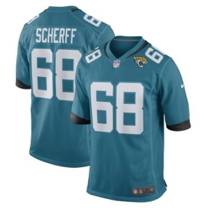 Brandon Scherff Jacksonville Jaguars Nike Game Player Jersey - Teal- 49Native