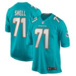 Brandon Shell Miami Dolphins Nike Home Game Player Jersey - Aqua- 49Native