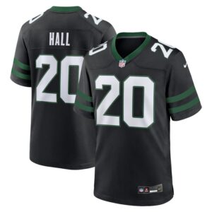 Breece Hall New York Jets Nike Alternate Game Jersey - Legacy Black- 49Native