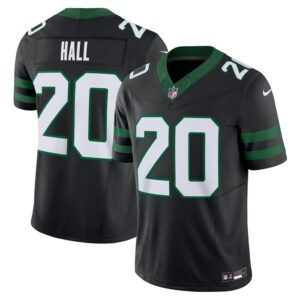 Breece Hall New York Jets Nike Alternate Vapor F.U.S.E. Limited Jersey  - Legacy Black- 49Native
