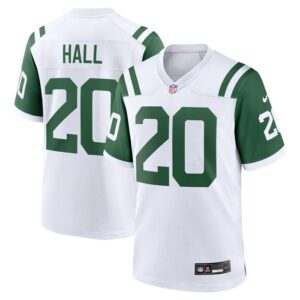 Breece Hall New York Jets Nike Classic Alternate Game Jersey - White- 49Native