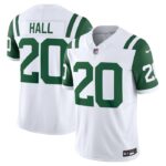 Breece Hall New York Jets Nike Classic Alternate Vapor F.U.S.E. Limited Jersey - White- 49Native