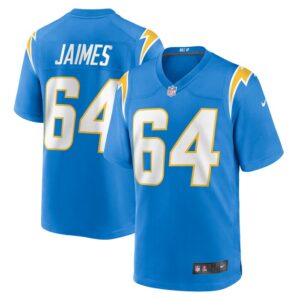 Brenden Jaimes Los Angeles Chargers Nike Game Jersey - Powder Blue- 49Native