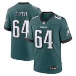 Brett Toth Philadelphia Eagles Nike  Game Jersey - Midnight Green- 49Native