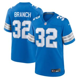 Brian Branch Detroit Lions Nike Game Jersey - Blue- 49Native