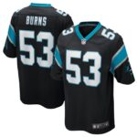 Brian Burns Carolina Panthers Nike Game Jersey - Black- 49Native