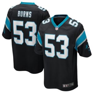 Brian Burns Carolina Panthers Nike Game Jersey - Black- 49Native