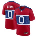 Brian Burns New York Giants Nike Alternate Player Game Jersey - Century Red- 49Native
