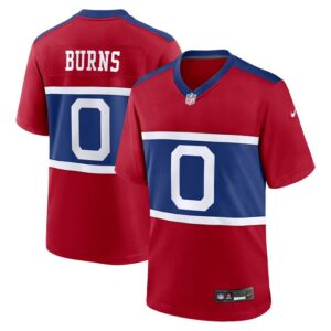Brian Burns New York Giants Nike Alternate Player Game Jersey - Century Red- 49Native