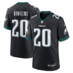 Brian Dawkins Philadelphia Eagles Nike Alternate Game Jersey - Black- 49Native
