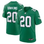 Brian Dawkins Philadelphia Eagles Nike Alternate Retired Player Game Jersey - Kelly Green- 49Native