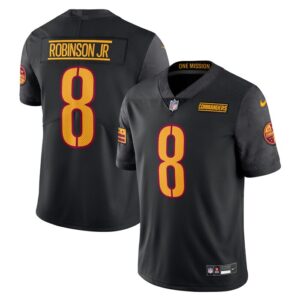 Brian Robinson Jr. Washington Commanders Nike  Vapor Untouchable Limited Jersey - Black- 49Native