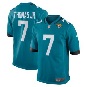 Brian Thomas Jr Jacksonville Jaguars Nike 2024 NFL Draft First Round Pick Player Game Jersey - Teal- 49Native