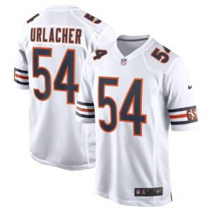 Brian Urlacher Chicago Bears Nike Retired Player Game Jersey - White- 49Native