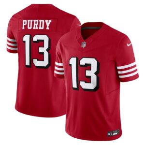 Brock Purdy San Francisco 49ers Nike Vapor F.U.S.E. Limited Jersey - Scarlet- 49Native