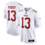 Brock Purdy San Francisco 49ers Nike Fashion Game Jersey - Tundra White- 49Native