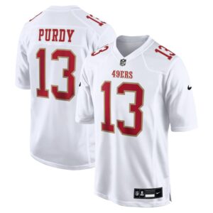 Brock Purdy San Francisco 49ers Nike Fashion Game Jersey - Tundra White- 49Native