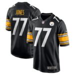 Broderick Jones Pittsburgh Steelers Nike 2023 NFL Draft First Round Pick Game Jersey - Black- 49Native