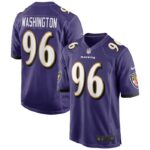 Broderick Washington Baltimore Ravens Nike Game Player Jersey - Purple- 49Native