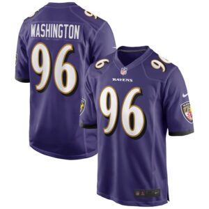 Broderick Washington Baltimore Ravens Nike Game Player Jersey - Purple- 49Native