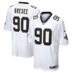 Bryan Bresee New Orleans Saints Nike  Game Jersey -  White- 49Native