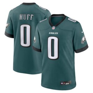 Bryce Huff Philadelphia Eagles Nike Game Player Jersey - Midnight Green- 49Native