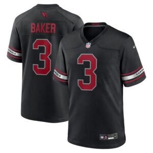 Budda Baker Arizona Cardinals Nike Game Jersey - Black- 49Native