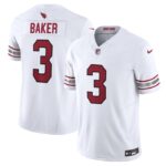 Budda Baker Arizona Cardinals Nike Vapor F.U.S.E. Limited Jersey - White- 49Native