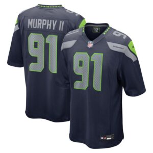 Byron Murphy II Seattle Seahawks Nike 2024 NFL Draft First Round Pick Player Game Jersey - College Navy- 49Native