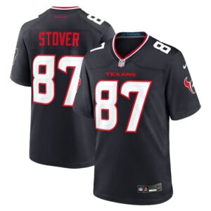 Cade Stover Houston Texans Nike Game Jersey -  Navy- 49Native