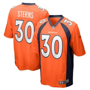 Caden Sterns Denver Broncos Nike Game Jersey - Orange- 49Native