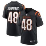 Cal Adomitis Cincinnati Bengals Nike Game Player Jersey - Black- 49Native